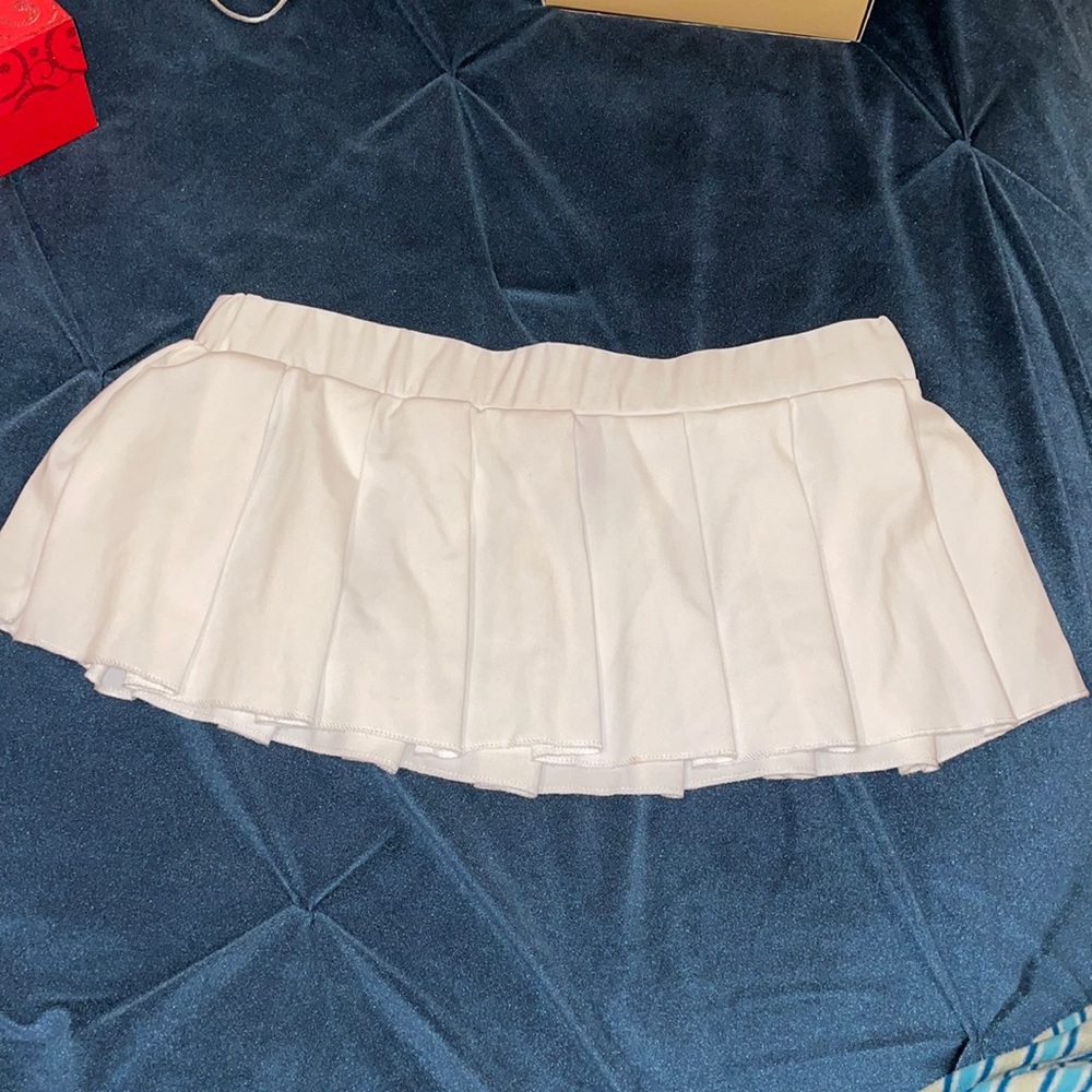 White Mini Skirt